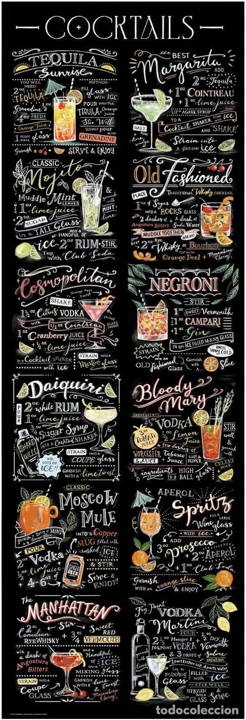 Affiches: Poster Puerta Cocktails (POSTER 53x158)