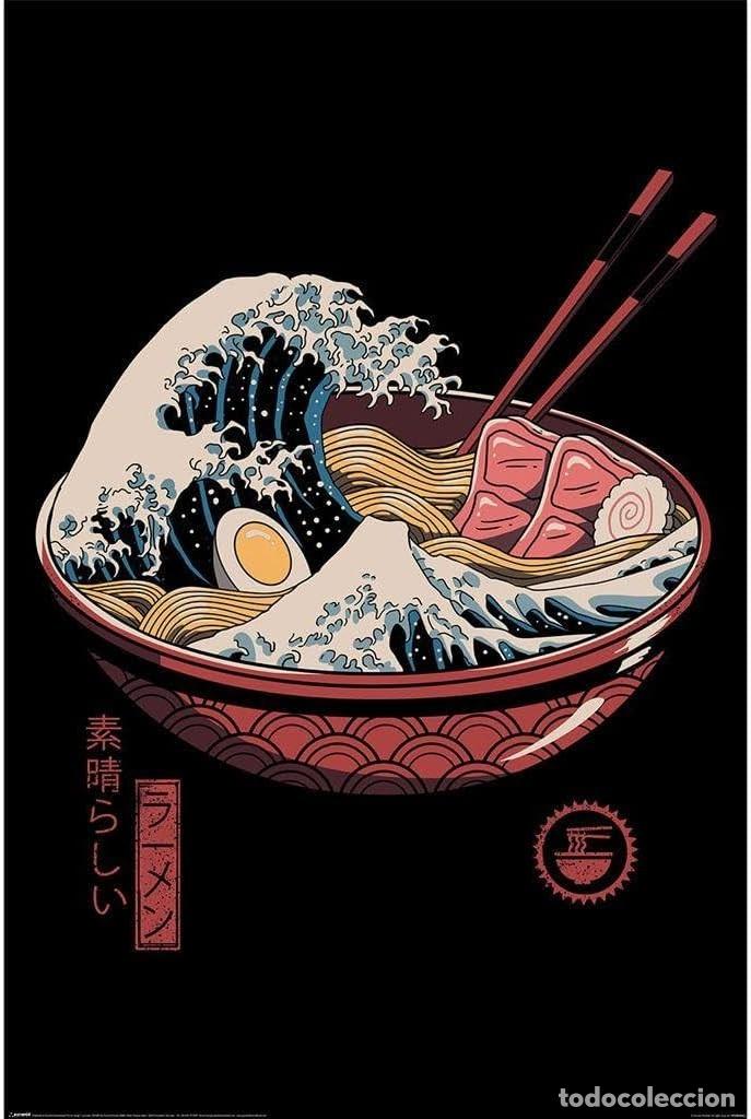 Plakate: Poster La Gran ola de Ramen - Vincent Trinidad (POSTER 61 x 91,5)