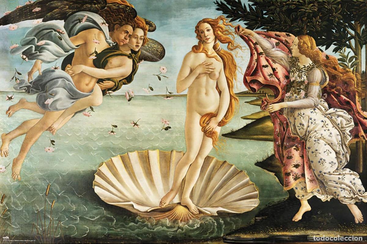 Plakate: Poster El Nacimiento de Venus - Sandro Botticelli (POSTER 61 x 91,5)