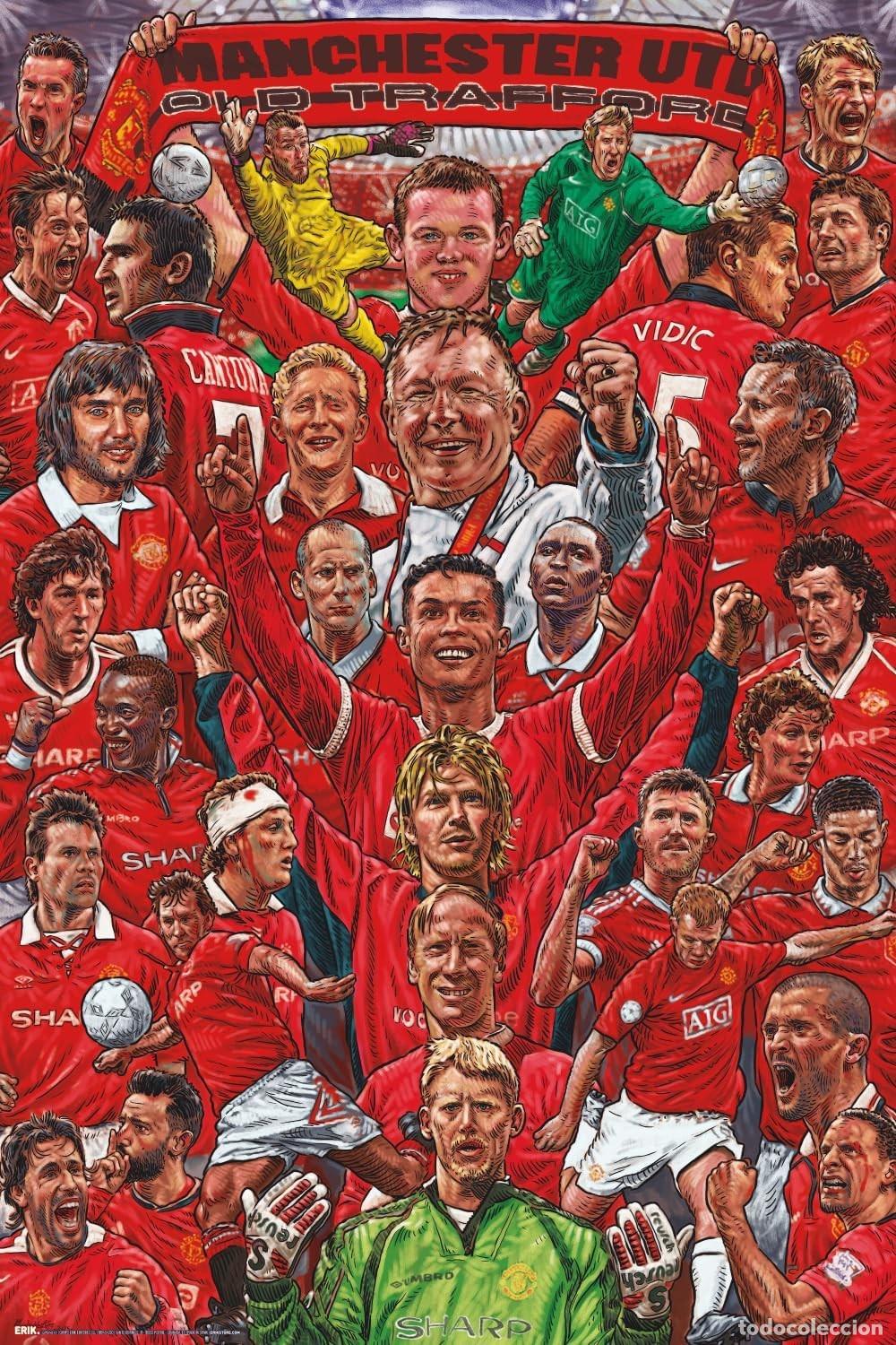 Plakate: Poster Leyendas - Manchester United (POSTER 61 x 91,5)