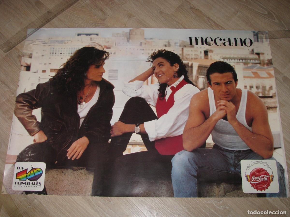 Carteles: CARTEL DE MECANO 1989. FOURNIER 87X59 CM. TIEN ALGUNOS DESPERFECTOS