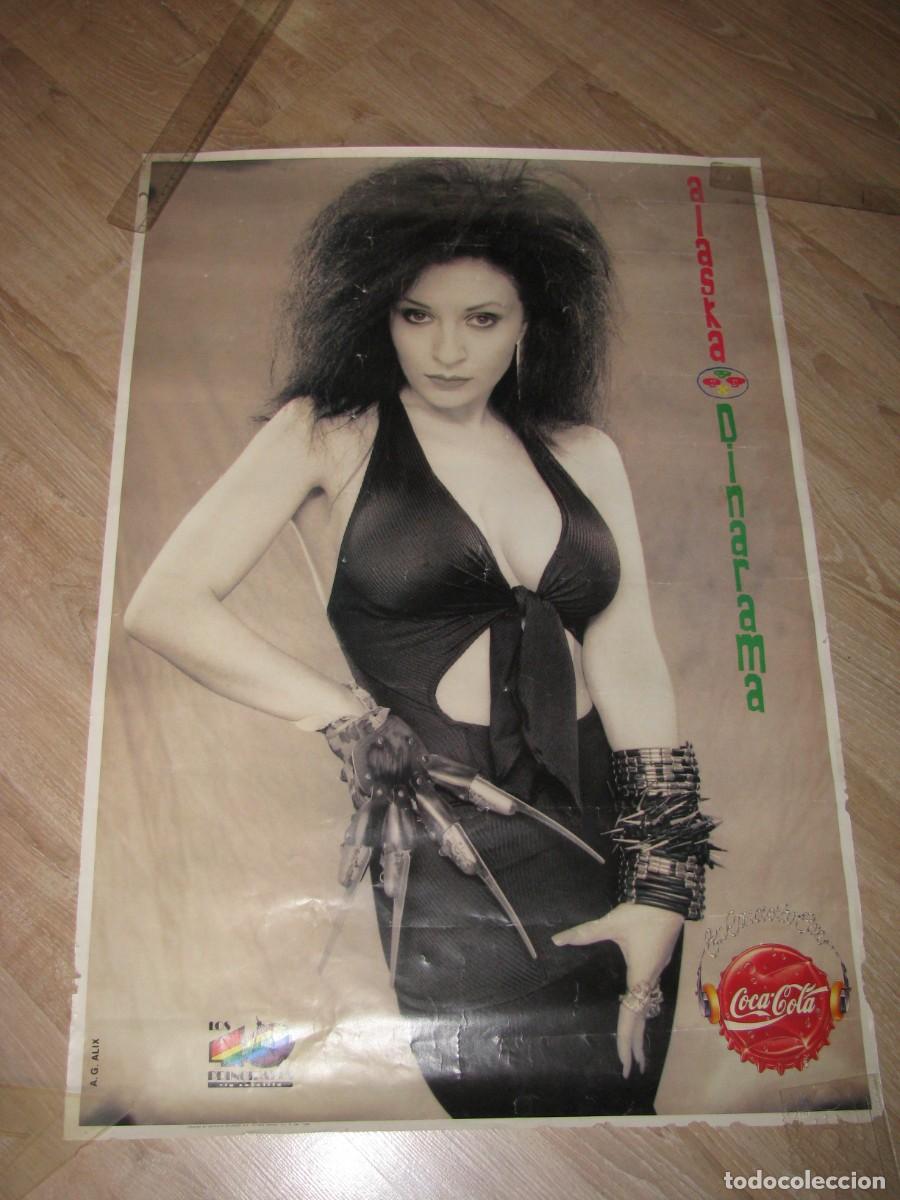 Carteles: CARTEL DE ALASKA Y DINARAMA. 87X59 CM. FOURNIER 1989.