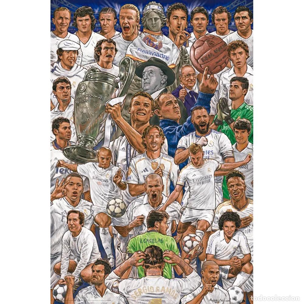 Carteles: Poster LEYENDAS DEL MADRID POR MORALES DE LOS RIOS 61x91.5 cm Maxi Poster