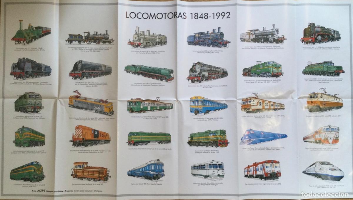 Carteles: CARTEL P&Oacute;STER LOCOMOTORAS 1848-1992