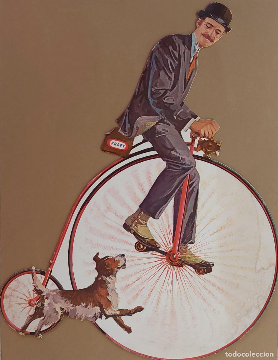 Carteles: ANTIGUO CARTEL DE PUBLICIDAD POP -OUT ( KRAFT FOODS ) 1970