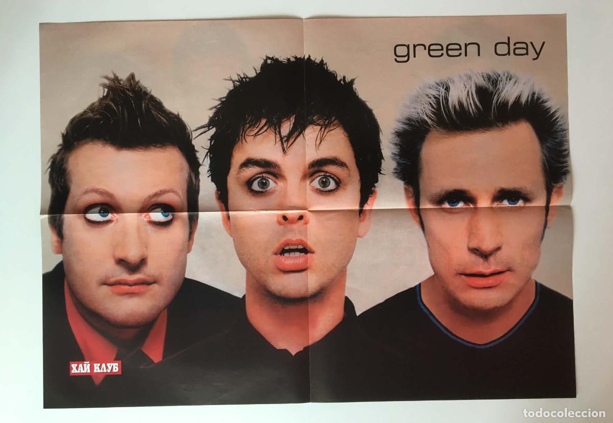 Carteles: Green Day / Rammstein Original Double-Sided Vintage Poster A2 - HiClub Magazine Bulgaria Music