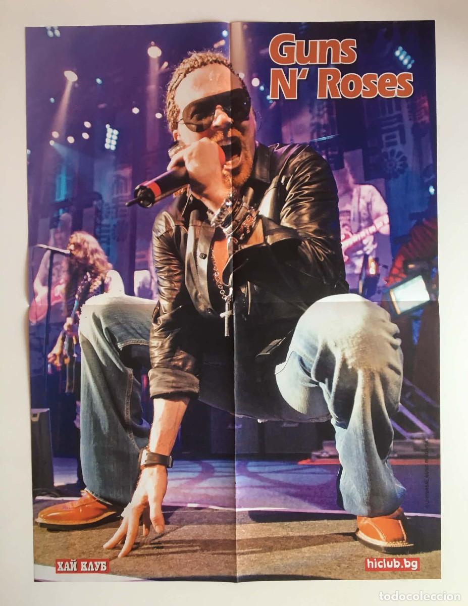 Carteles: Axl Rose Guns N' Roses / Xzibit Large Vintage Double-Sided Poster A2 HiClub Magazine Bulgaria Music