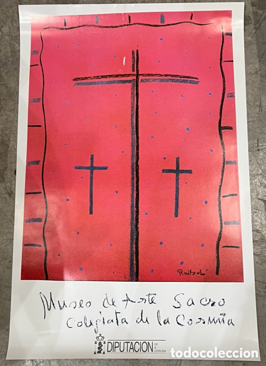 Carteles: Cartel. Museo de Arte Sacro. Colegiata de La Coru&ntilde;a. A&ntilde;os 90.