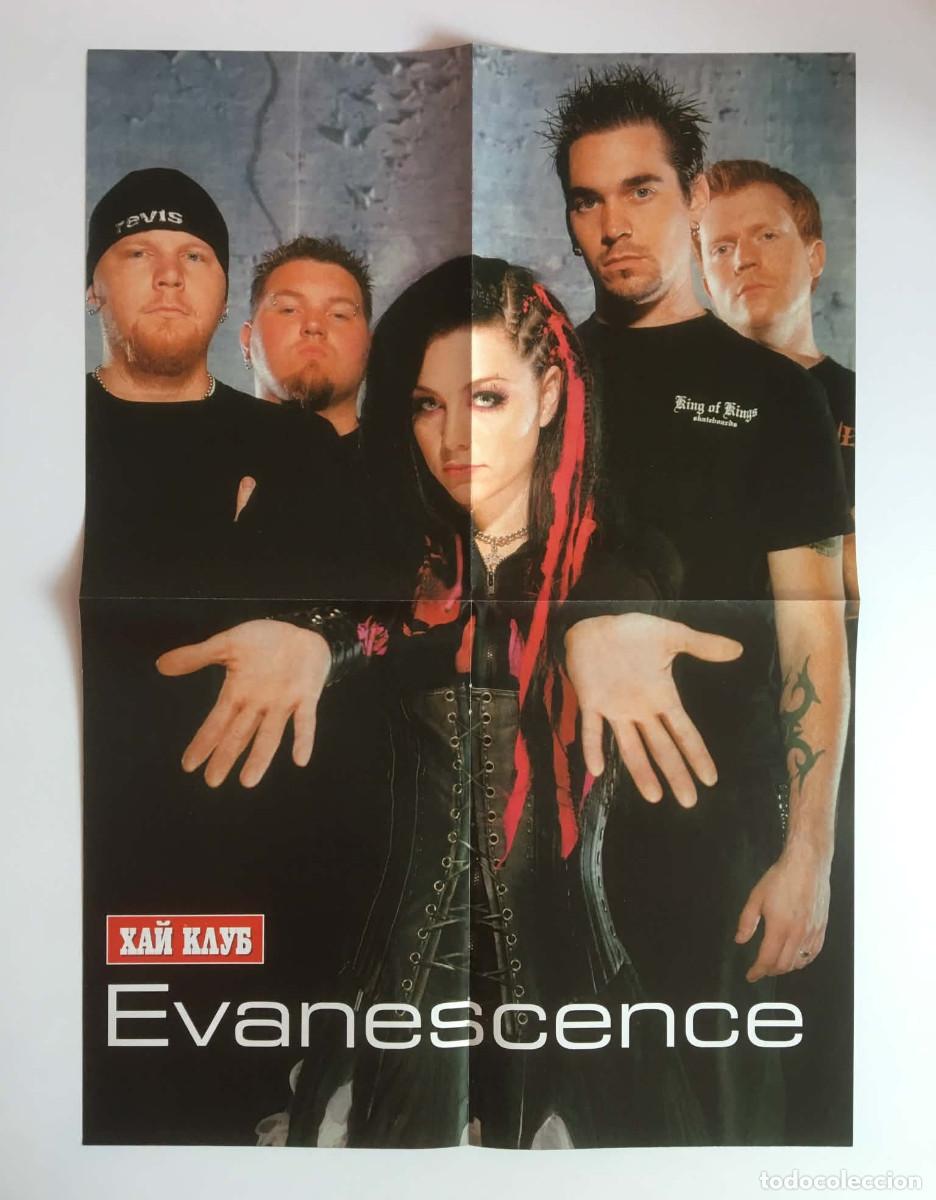 Carteles: Evanescence / Jet Li & DMX Rare Large Double-Sided Poster A2 - HiClub Magazine Bulgaria Music Movie
