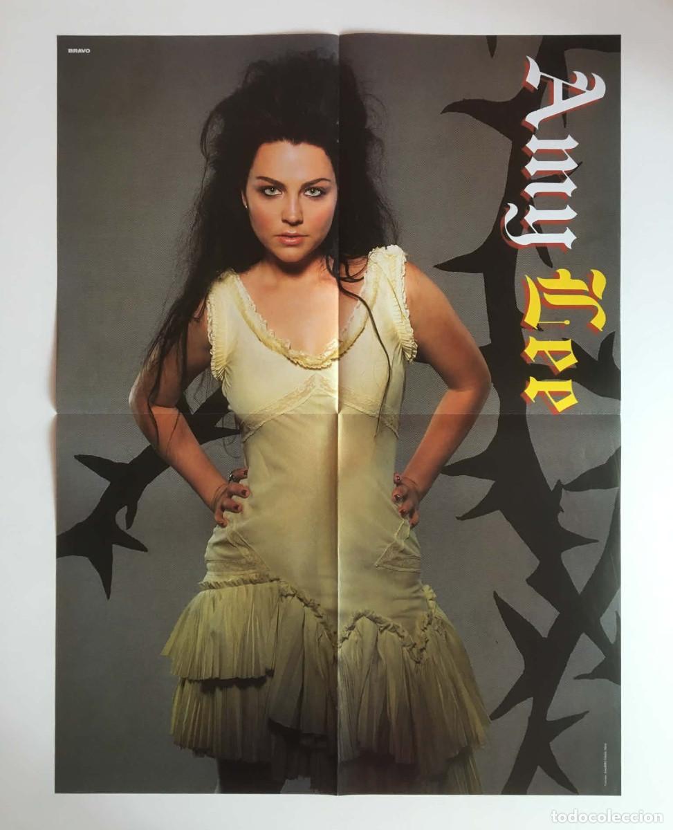 Carteles: Amy Lee Evanescence / Eminem Rare Vintage Double-Sided Poster A2 - Bravo Magazine Bulgaria Music