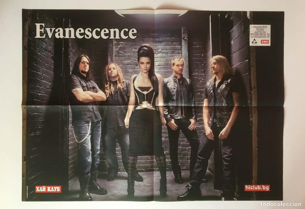 Carteles: Evanescence / Colin Farrell Rare Vintage Double-Sided Poster A2 - HiClub Magazine Bulgaria Music