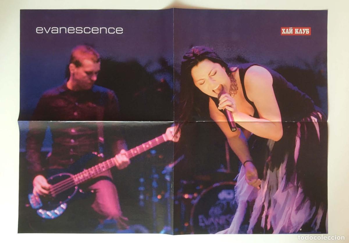 Carteles: Evanescence Live Stage / Smallville Rare Large Double-Sided Poster A2 - HiClub Magazine Bulgaria