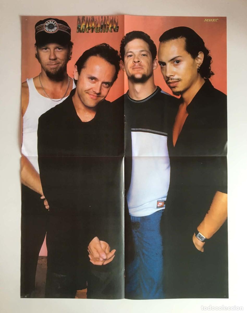 Carteles: Metallica / Spice Girls Original Vintage Double-Sided Poster A2 - Mix Magazine Bulgaria Music