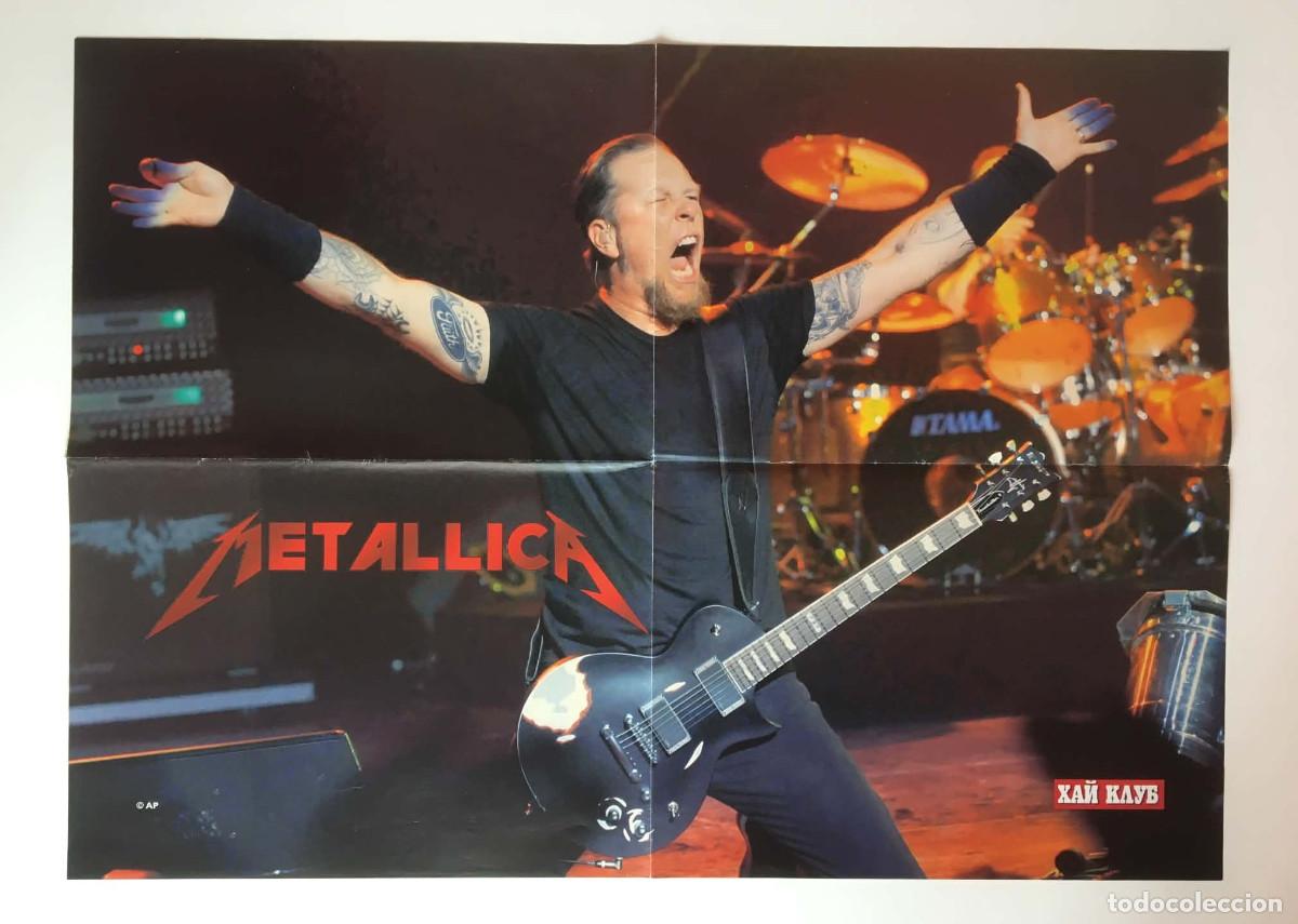Carteles: James Hetfield Metallica / Eli Radanova Original Vintage Double-Sided Poster A2 - HiClub Bulgaria