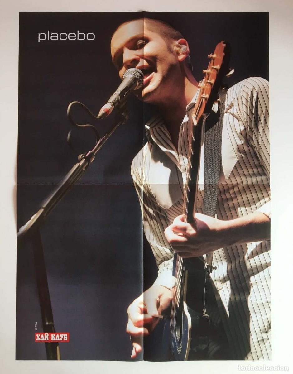 Affissi: Placebo Brian Molko / Heath Ledger Original Double-Sided Poster A2 - HiClub Magazine Bulgaria Music