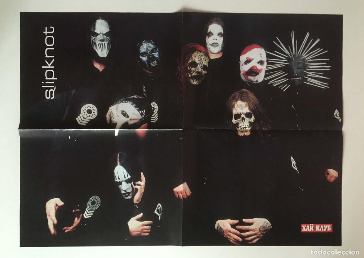 Plakate: Slipknot / The Rasmus Large Original Vintage Double-Sided Poster A2 - HiClub Magazine Bulgaria Music