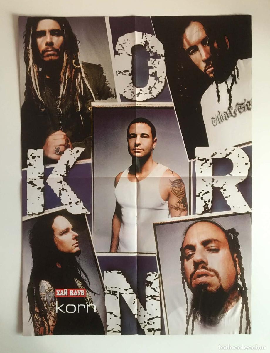 Carteles: Korn Photo Collage / The 69 Eyes Large Vintage Double-Sided Poster A2 - HiClub Magazine Bulgaria