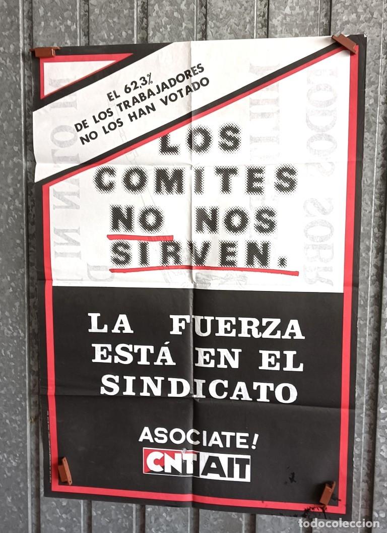 Carteles: Cartel de la CNT &ndash; AIT // Los comit&eacute;s no nos sirven // La fuerzas en el sindicato - 1978 y 1980
