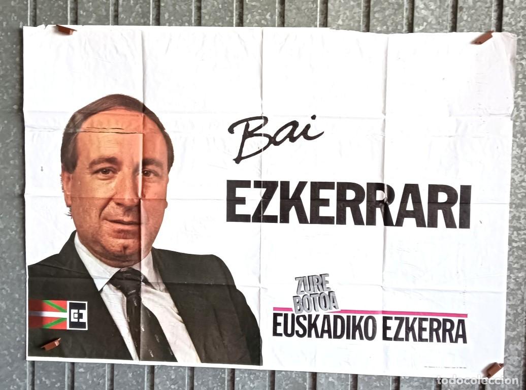 Carteles: Cartel 1982 EUSKADIKO EZKERRA - Juan Mar&iacute;a Bandres - BAI EZKERRAI