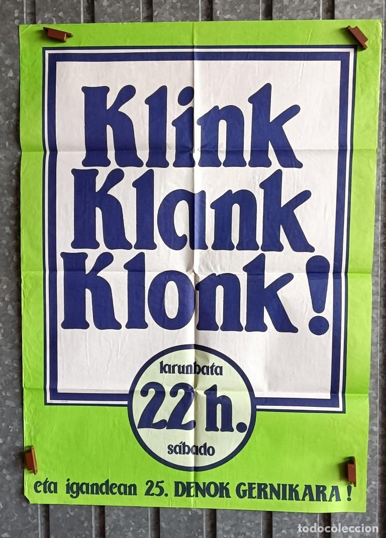 Carteles: Cartel KLIN KLANK KLONK - Demok Gernikara - IA 1981