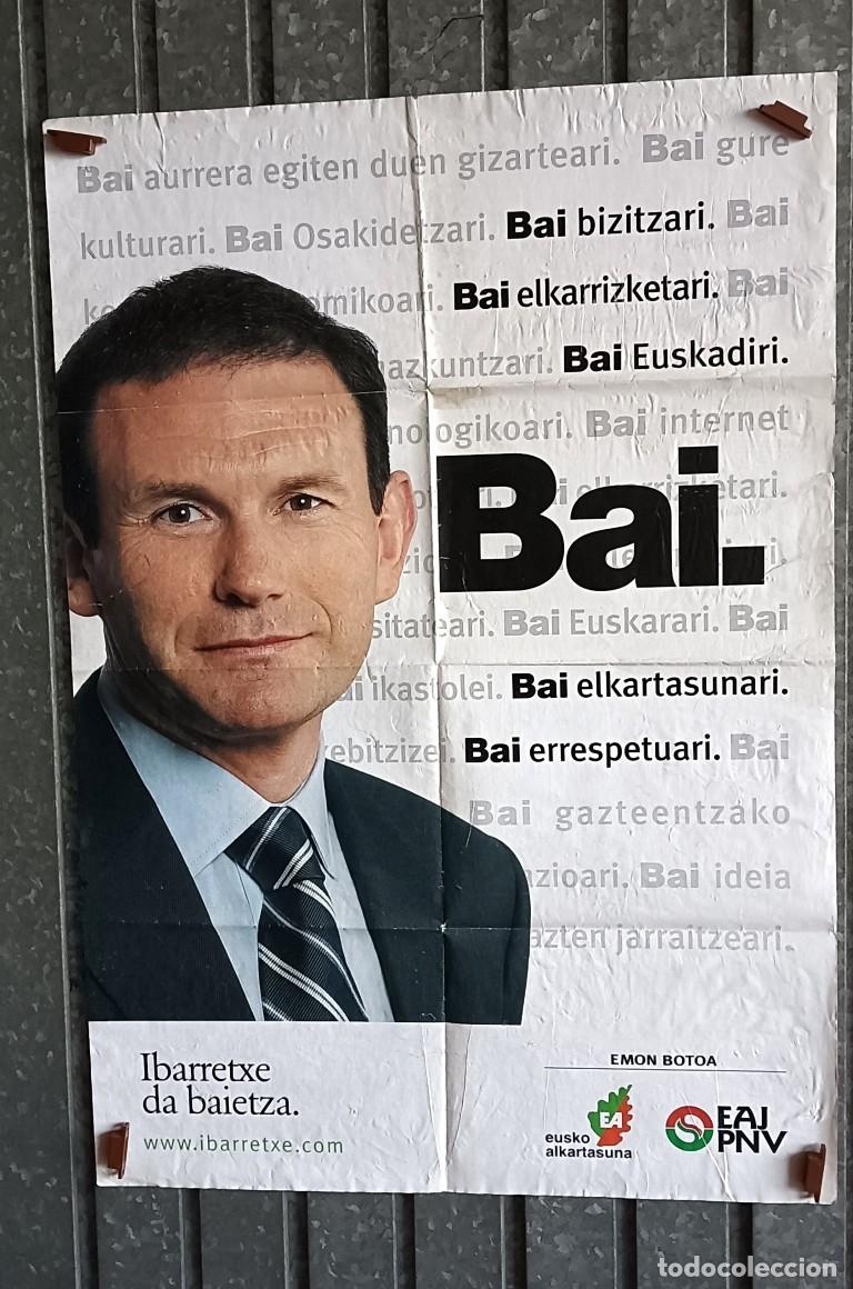 Carteles: Cartel BAY EAJ/PNV &ndash; Ibarreche -- IA 2001
