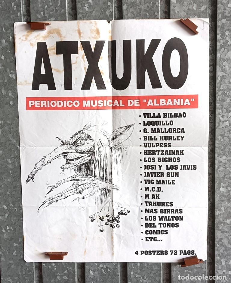 Carteles: Cartel ATXUCO - Peri&oacute;dico musical de ``Albania&acute;&acute; Villa Bilbao - Loquillo - Vulpes &hellip;..