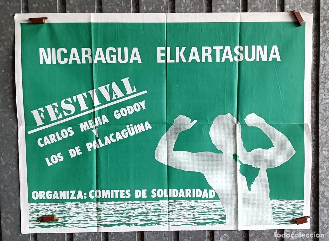 Carteles: Cartel NICARAGUA ELKARTASUNA - Festival - Carlos Mej&iacute;a Godoy y los de palacag&uuml;ina