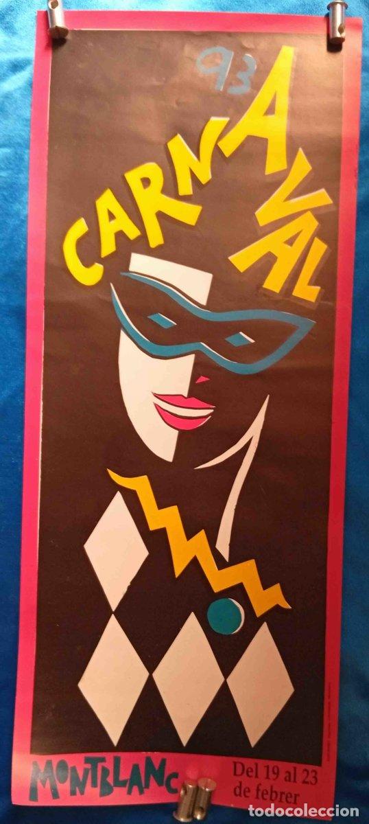 Carteles: CARTEL POSTER. CARNAVAL DE MONTBLANC, 1993.