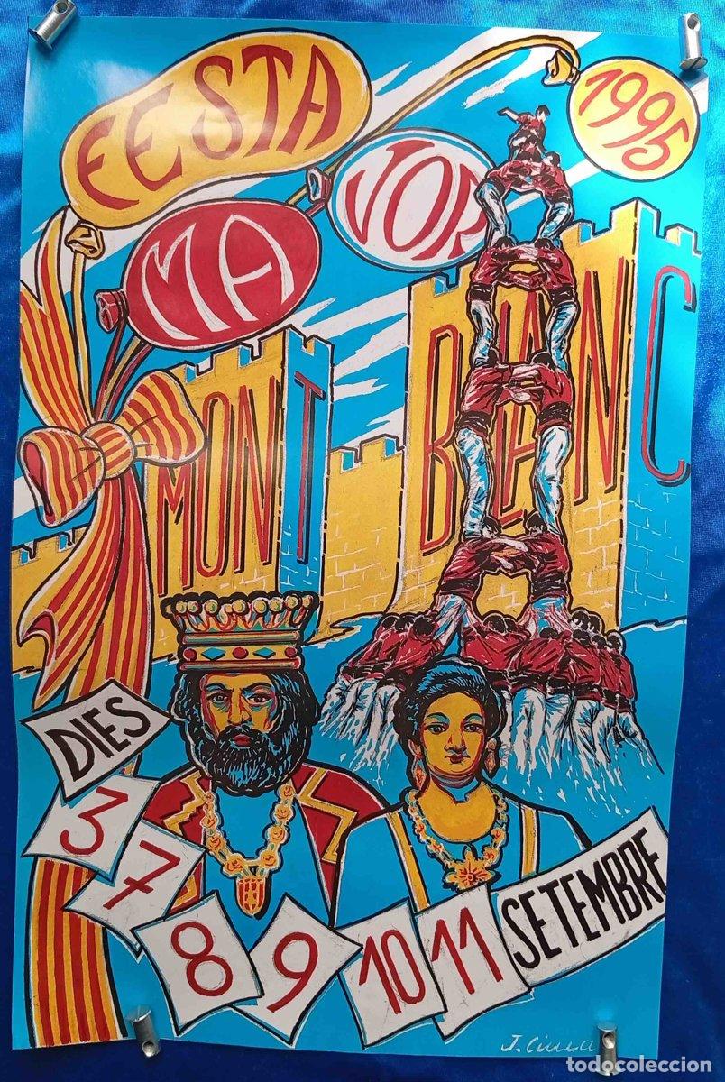 Carteles: CARTEL POSTER. FESTA MAJOR DE MONTBLANC, 1995.
