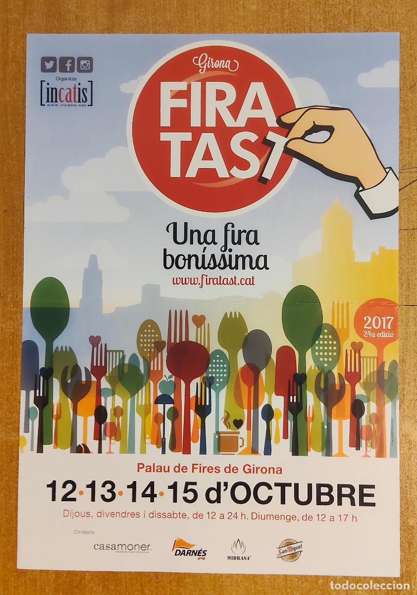 Carteles: cartel muestra la 24&ordf; edici&oacute;n de la feria gastron&oacute;mica FiraTast de Girona