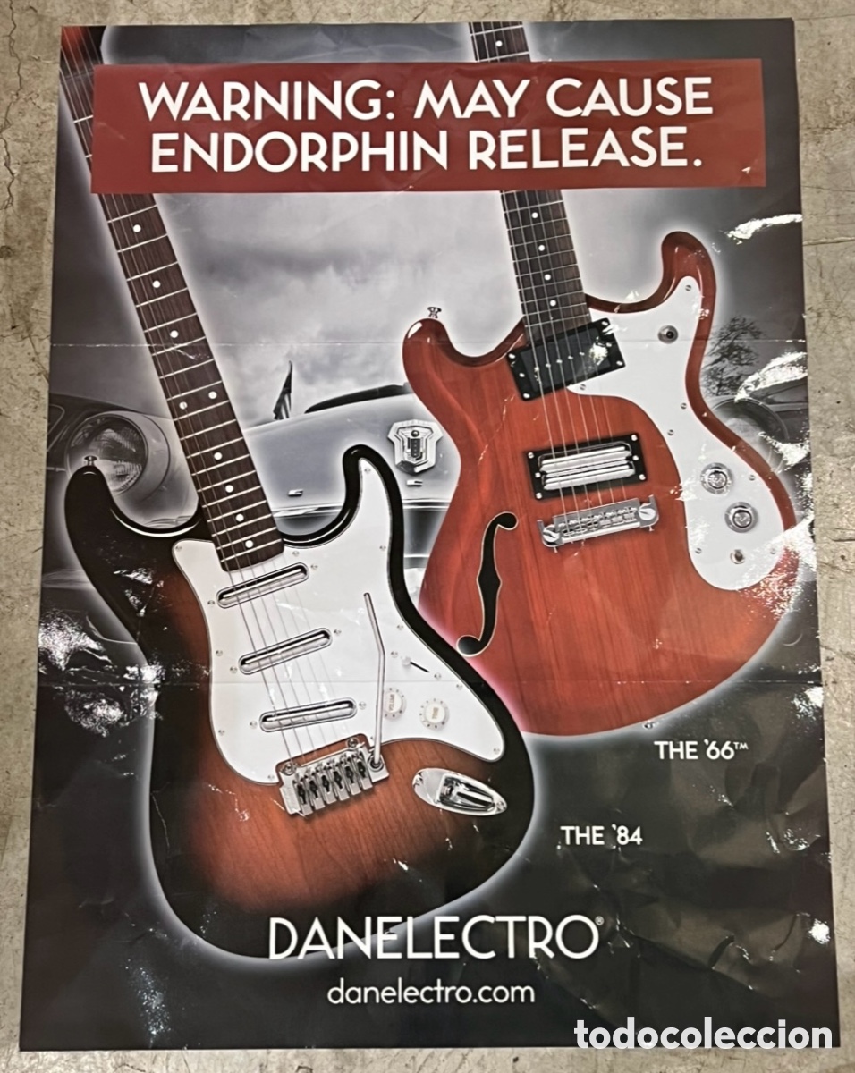 Carteles: Cartel. May Cause Adrenaline Rush. Danelectro. 2016. - Foto 2