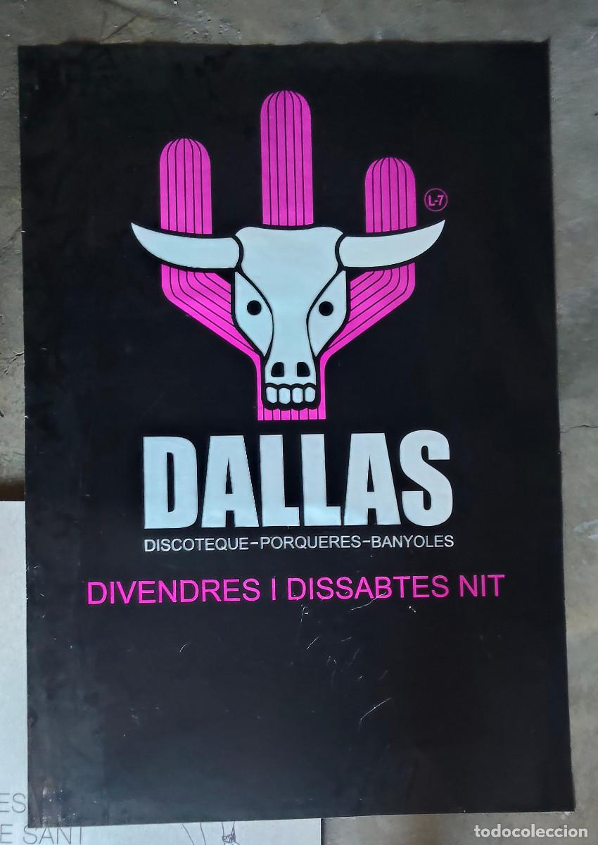 Carteles: cartel poster vintage - Dallas - antigua discoteca de Banyoles
