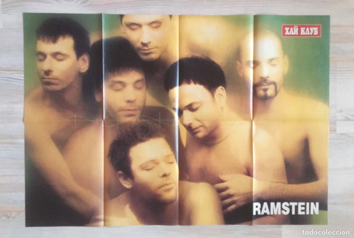 Carteles: Rammstein / Chris Benoit WWE Double-Sided Poster A1 - HiClub Magazine Bulgaria Music Misprint Error