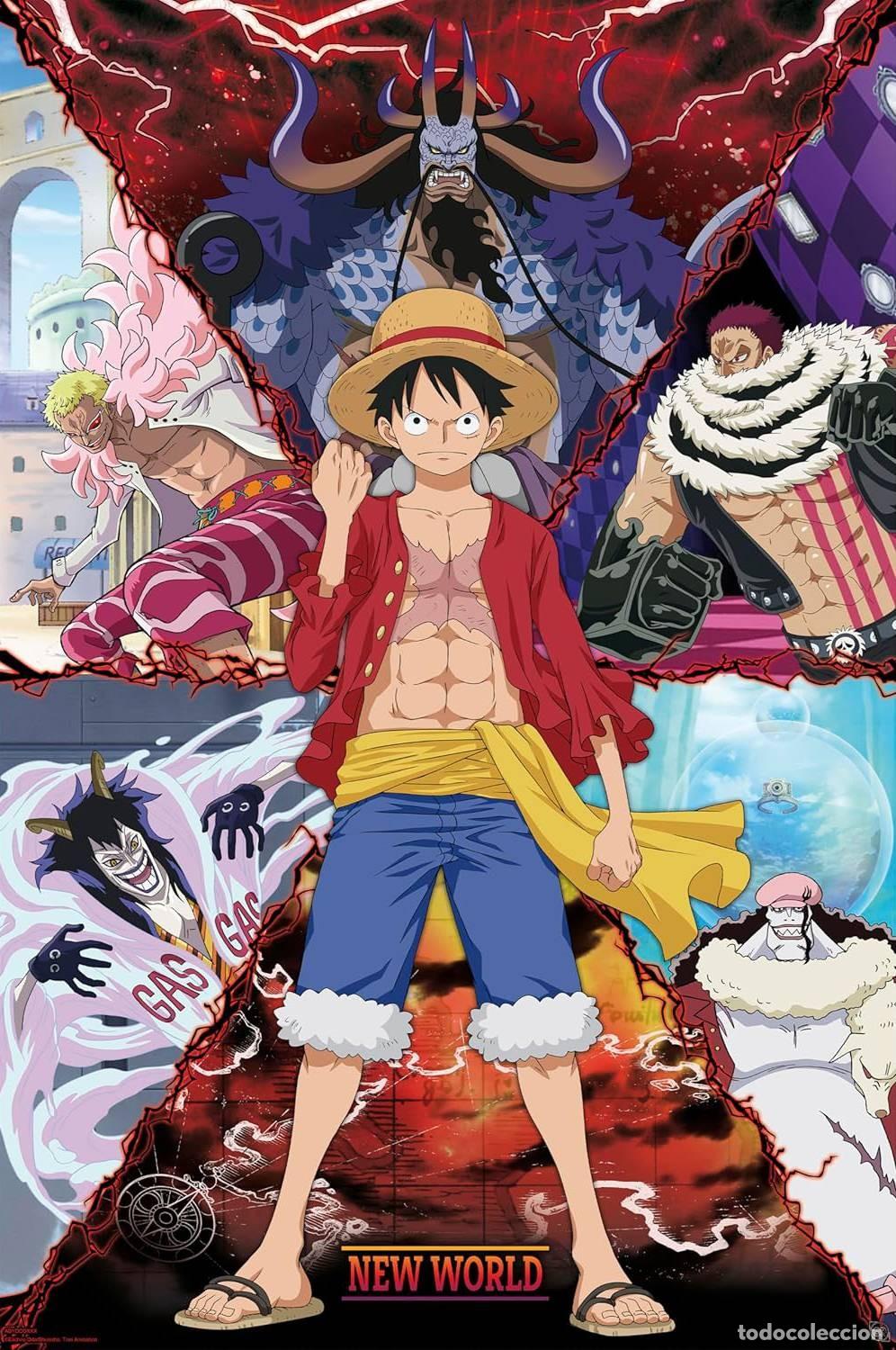 Carteles: Poster Luffy vs Nuevo Mundo - One Piece (POSTER 91,5 x 61)
