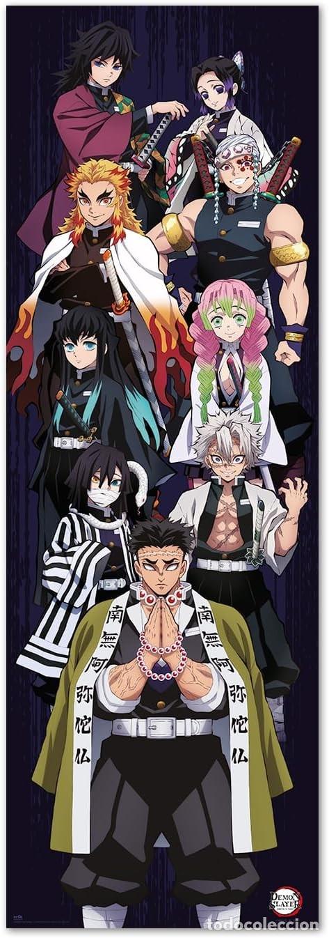 Carteles: Poster Puerta Demon Slayer (POSTER 53x158)