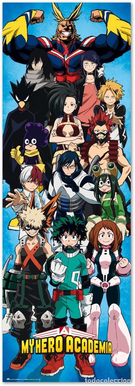 Carteles: Poster Puerta personajes - My Hero Academia (POSTER 53 X 158)