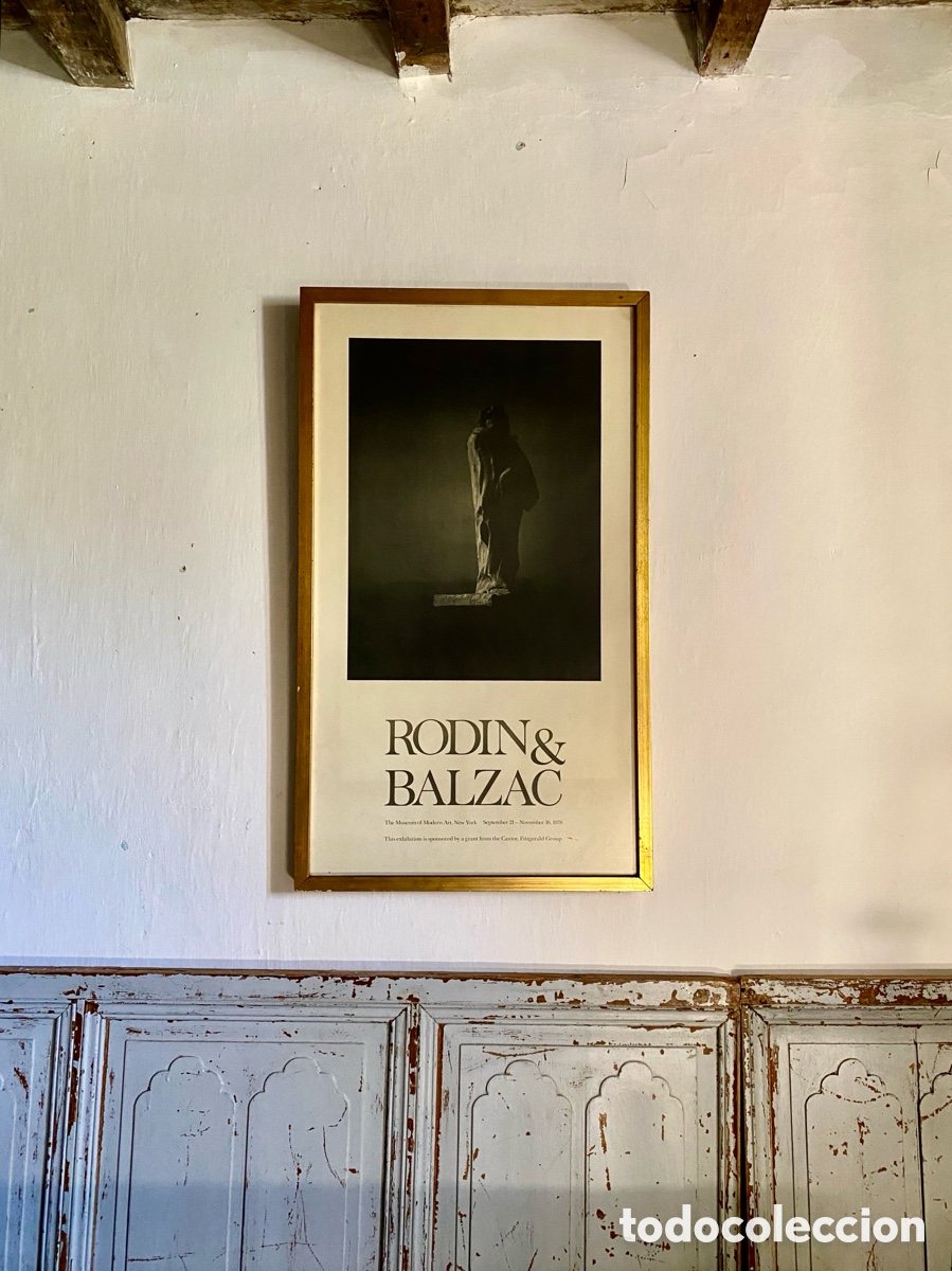Carteles: Cartel original del MoMA 1976 Balzac & Rodin