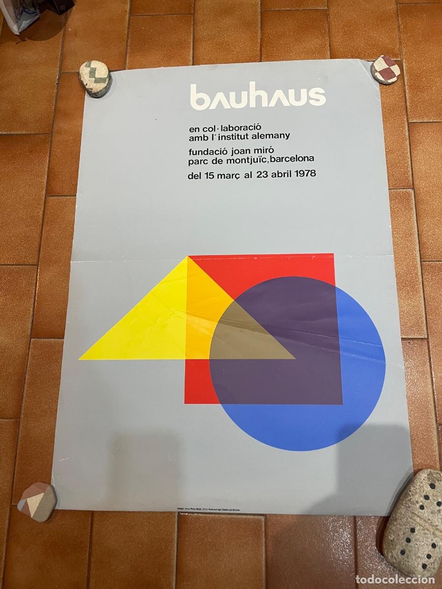 Carteles: ANTIGUO CARTEL - BAUHAUS - EN COL-LABORACI&Oacute; AMB L&rsquo;INSTITUT ALEMANY FUNDACI&Oacute; JOAN MIR&Oacute; PARC DE MONTJU