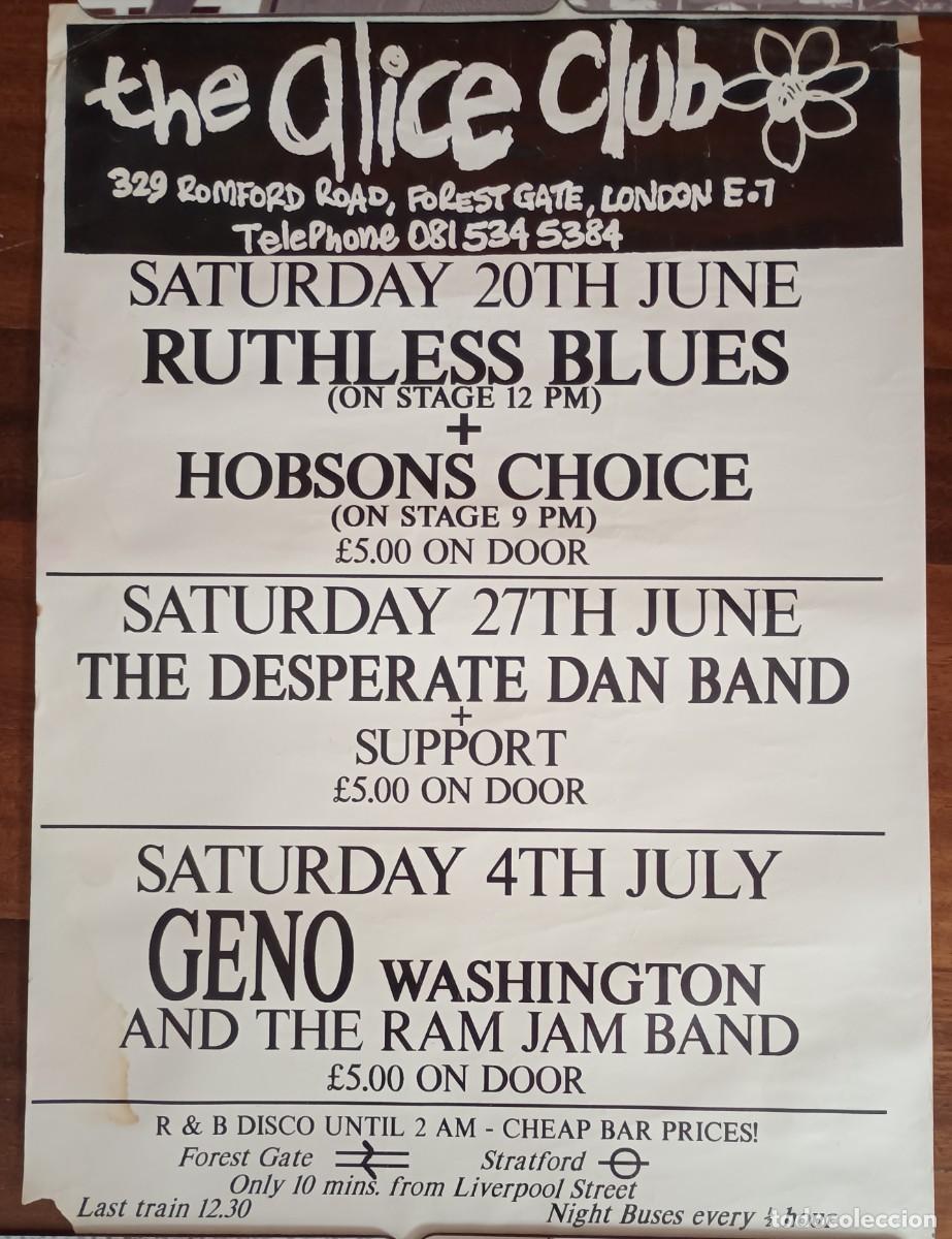 Carteles: Poster cartel Geno Washington & the Ram Jam Band 59x42cm