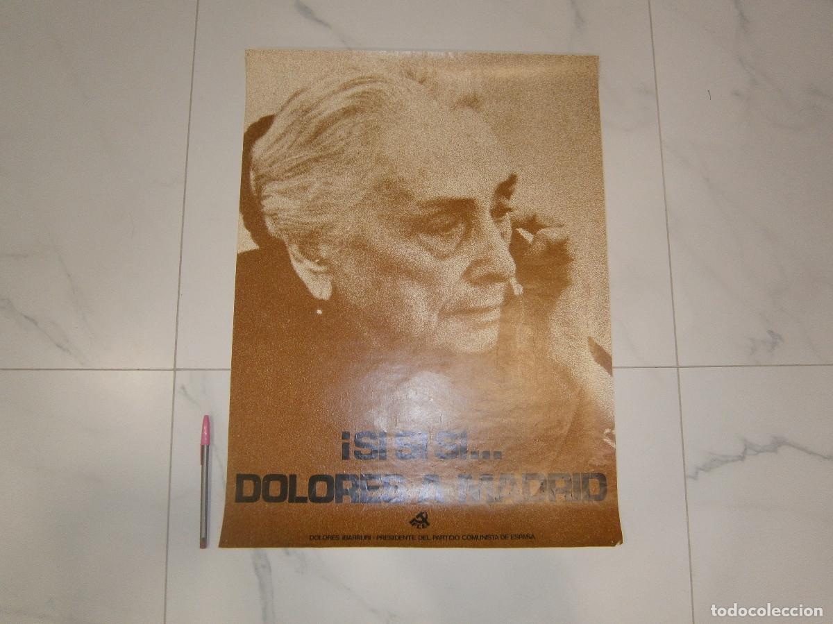 Carteles: CARTEL PARTIDO COMUNISTA DE ESPA&Ntilde;A. PCE. DOLORES IBARRURI