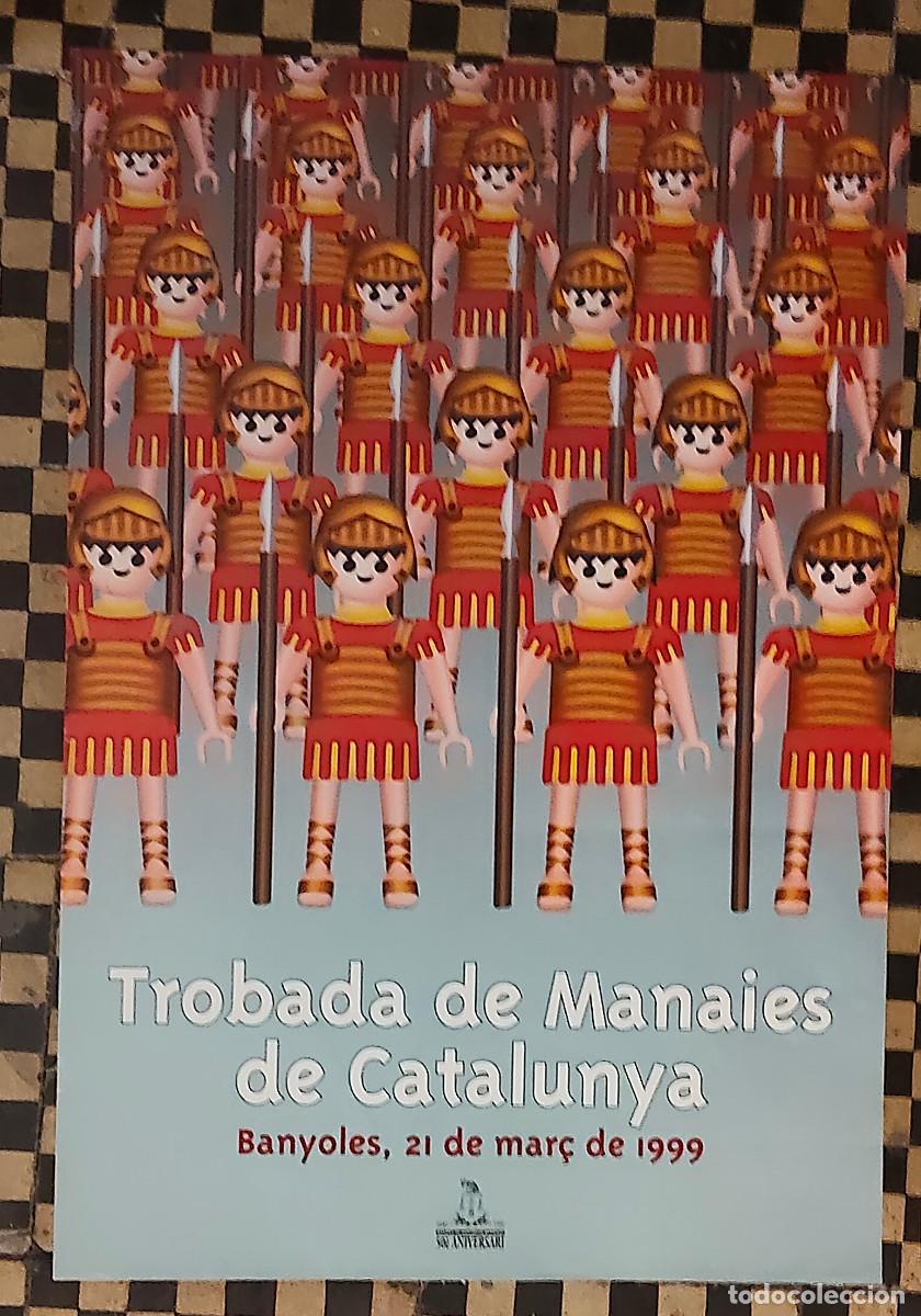 Carteles: poster cartel TROBADA DE MANAIES DE CATALUNYA BANYOLES 1999