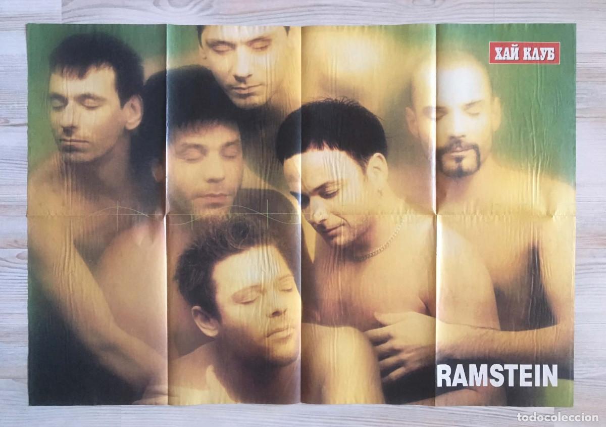 Carteles: Rammstein / Chris Benoit WWE Double-Sided Giant Poster A1 HiClub Magazine Bulgaria Misprint Error