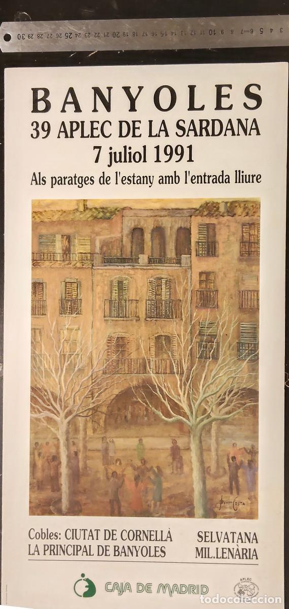 Carteles: Cartel - poster - cartel poster - 50&ordm; Aplec de la Sardana de Banyoles - 2002