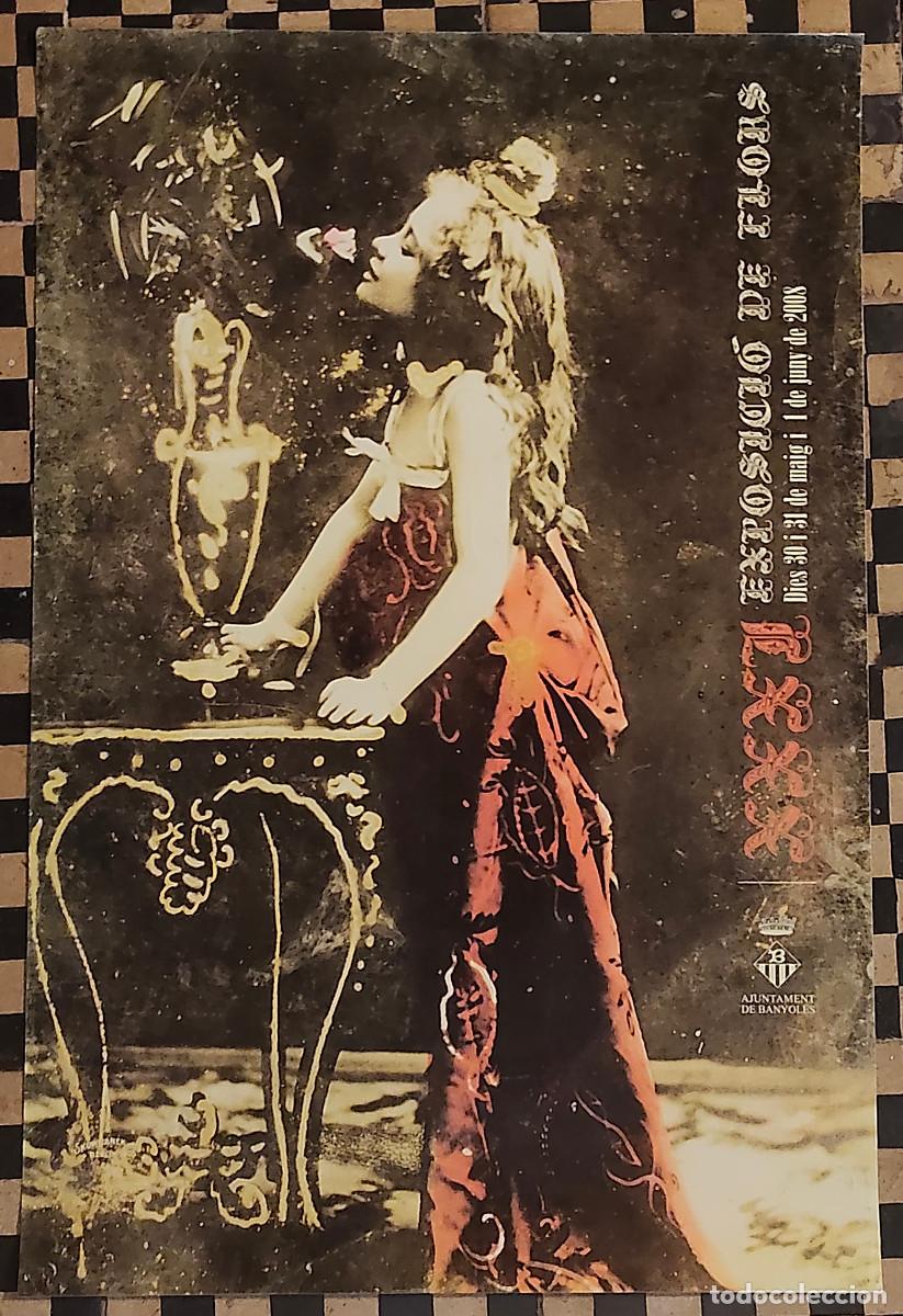 Carteles: Cartel poster - Exposici&oacute; de Flors de Banyoles celebrada del 30 de mayo del 2008