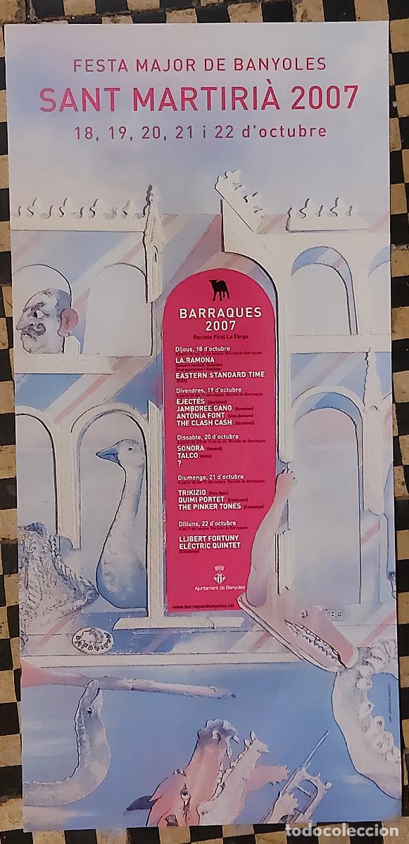 Carteles: Cartel programaci&oacute;n de las Barraques 2007 durante la Festa Major de Sant Martiri&agrave; de Banyole - 2007