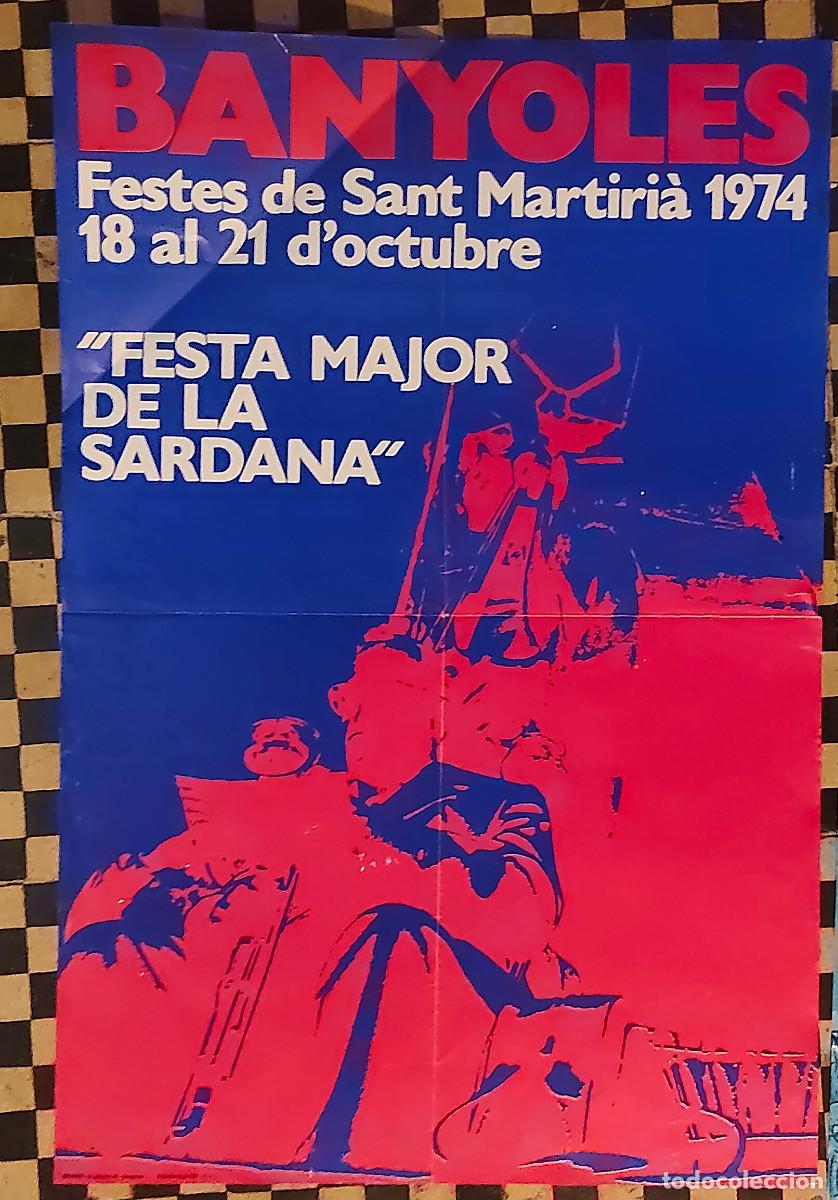 Carteles: cartel Festes de Sant Martiri&agrave; de Banyoles del a&ntilde;o 1974