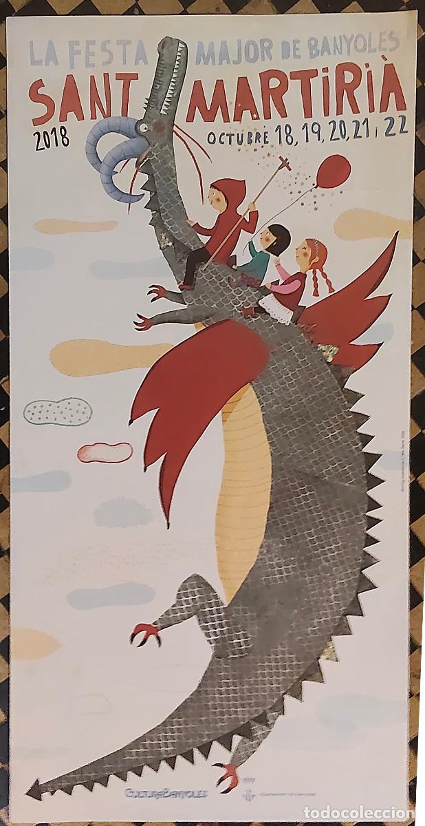 Carteles: cartel poster festa Major de Sant Martiri&agrave; de Banyoles del a&ntilde;o 2018