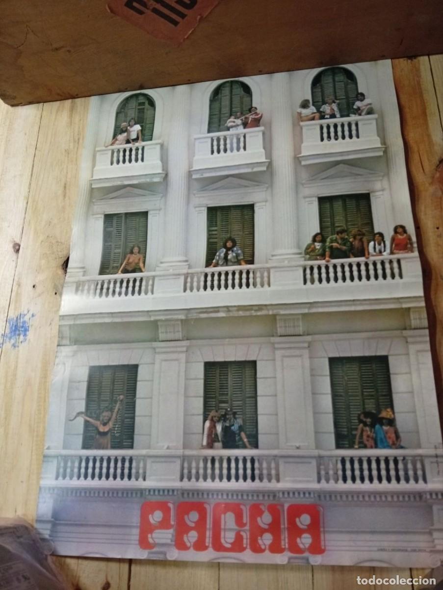 Carteles: P&Oacute;STER ORIGINAL DISCOTECA PACH&Aacute; IBIZA 1978 - FOTO TONI RIERA BALCONES HOTEL MONTESOL - SE&Ntilde;ALES DE US