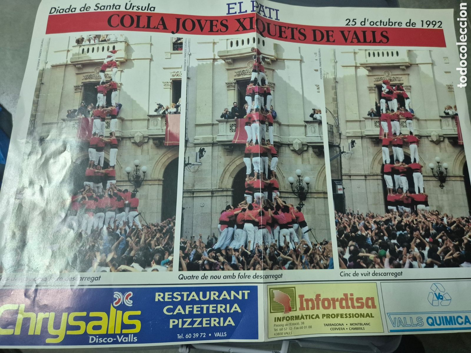 Carteles: POSTER XIQUETS DE VALLS SANTA URSULA 1992