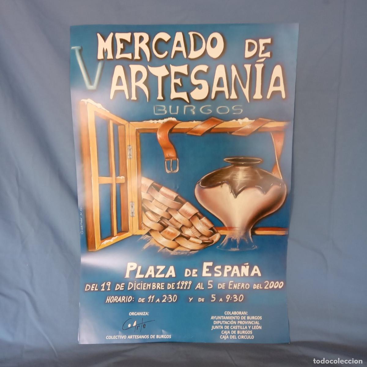 Cartazes: Cartel del Mercado de Artesan&iacute;a de Burgos, 1999-2000